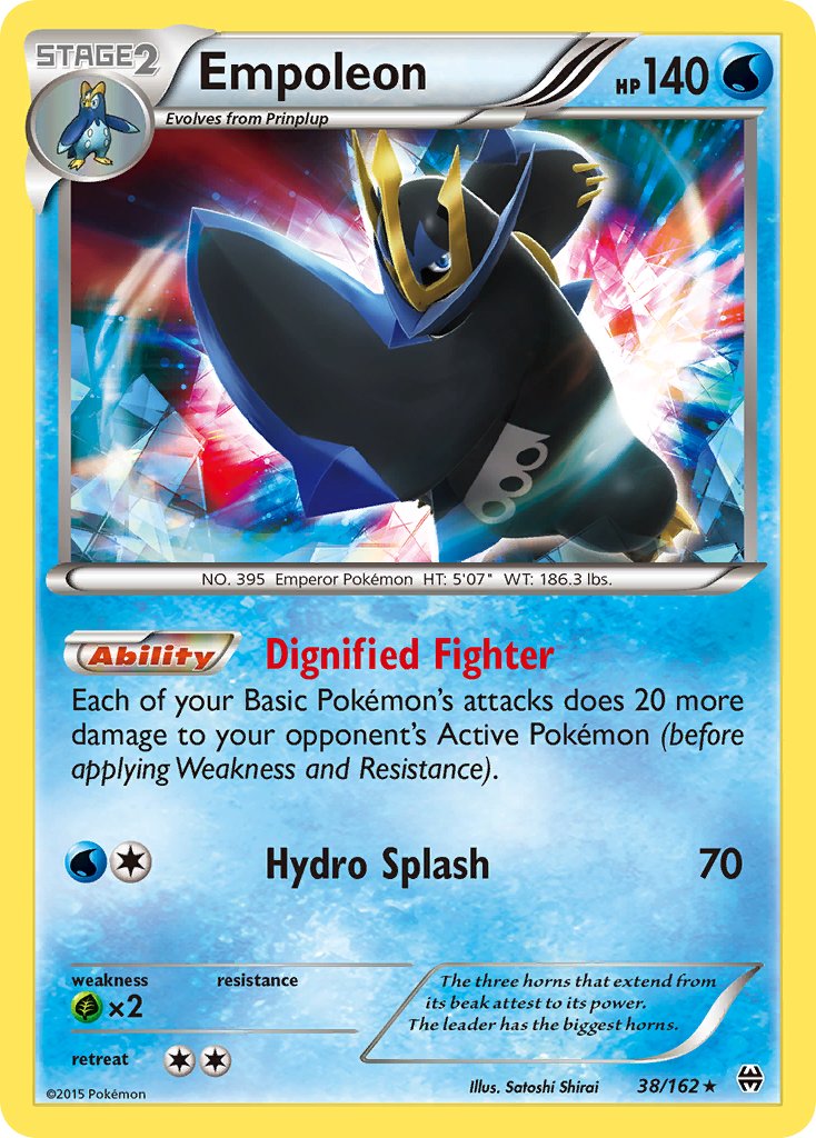 Empoleon (38/162) (Battle Arena Deck Exclusive) (Theme Deck Exclusive) [XY: BREAKthrough] | Pegasus Games WI