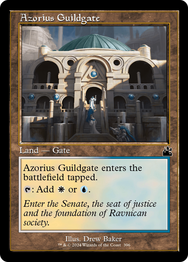 Azorius Guildgate (Retro Frame) [Ravnica Remastered] | Pegasus Games WI