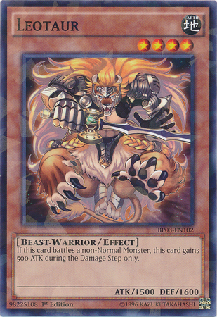 Leotaur (Shatterfoil) [BP03-EN102] Rare | Pegasus Games WI