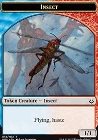 Insect // Warrior Double-Sided Token [Hour of Devastation Tokens] | Pegasus Games WI