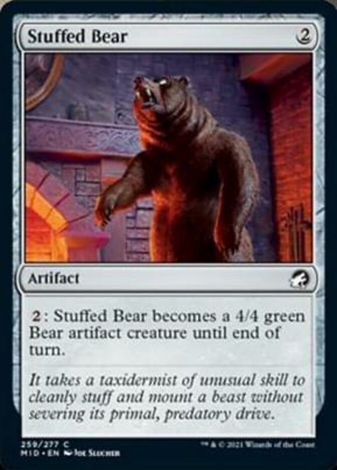 Stuffed Bear [Innistrad: Midnight Hunt] | Pegasus Games WI