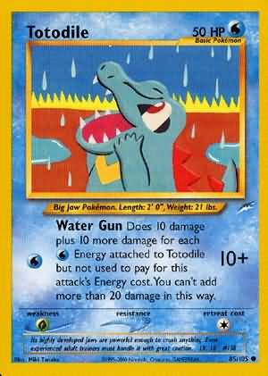 Totodile (85/105) [Neo Destiny Unlimited] | Pegasus Games WI