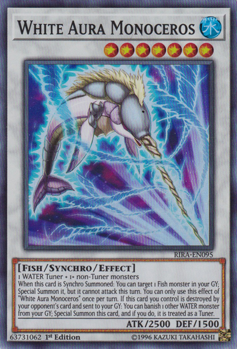 White Aura Monoceros [RIRA-EN095] Super Rare | Pegasus Games WI