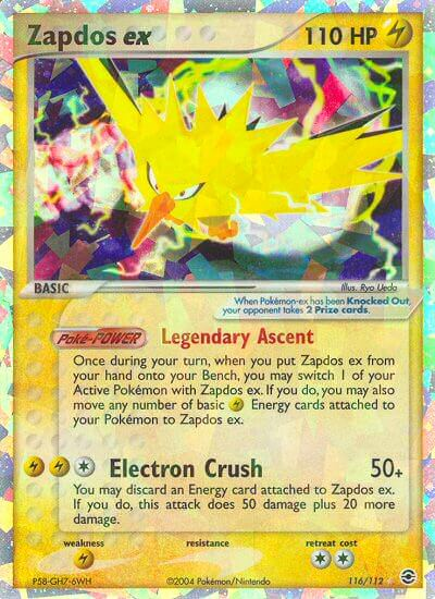 Zapdos ex (116/112) [EX: FireRed & LeafGreen] | Pegasus Games WI