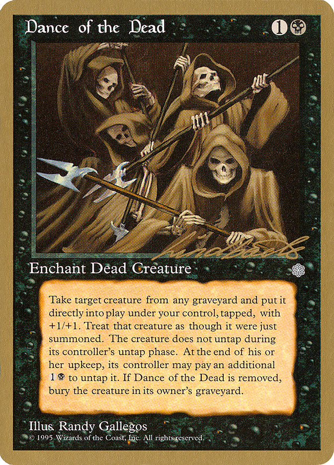 Dance of the Dead (Leon Lindback) [Pro Tour Collector Set] | Pegasus Games WI