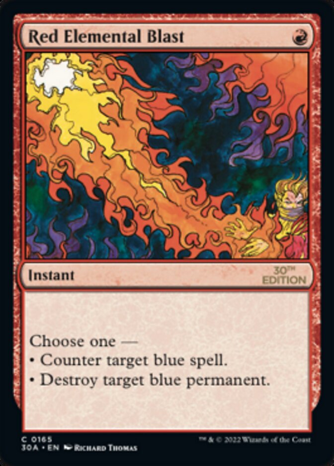Red Elemental Blast [30th Anniversary Edition] | Pegasus Games WI