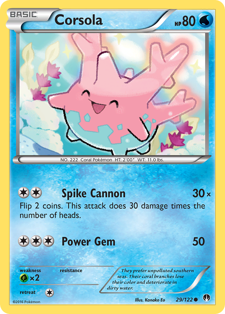 Corsola (29/122) [XY: BREAKpoint] | Pegasus Games WI