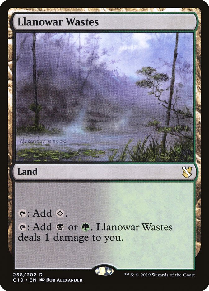 Llanowar Wastes [Commander 2019] | Pegasus Games WI