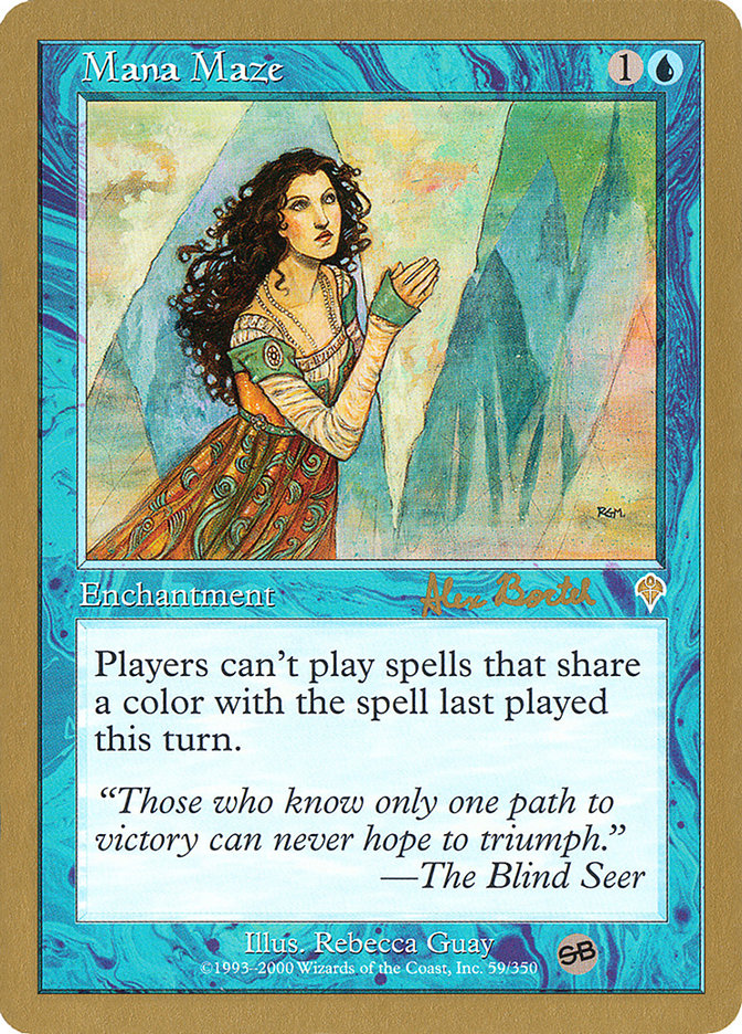 Mana Maze (Alex Borteh) (SB) [World Championship Decks 2001] | Pegasus Games WI