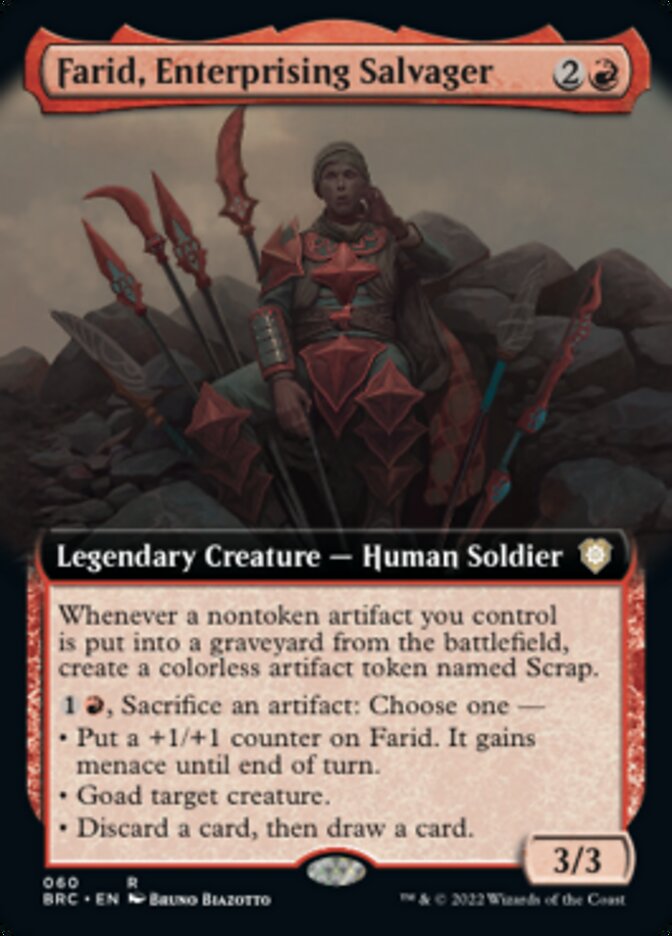 Farid, Enterprising Salvager (Extended Art) [The Brothers' War Commander] | Pegasus Games WI