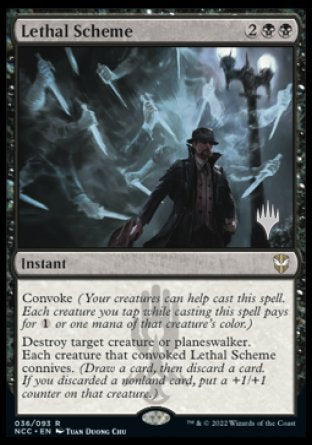 Lethal Scheme (Promo Pack) [Streets of New Capenna Commander Promos] | Pegasus Games WI