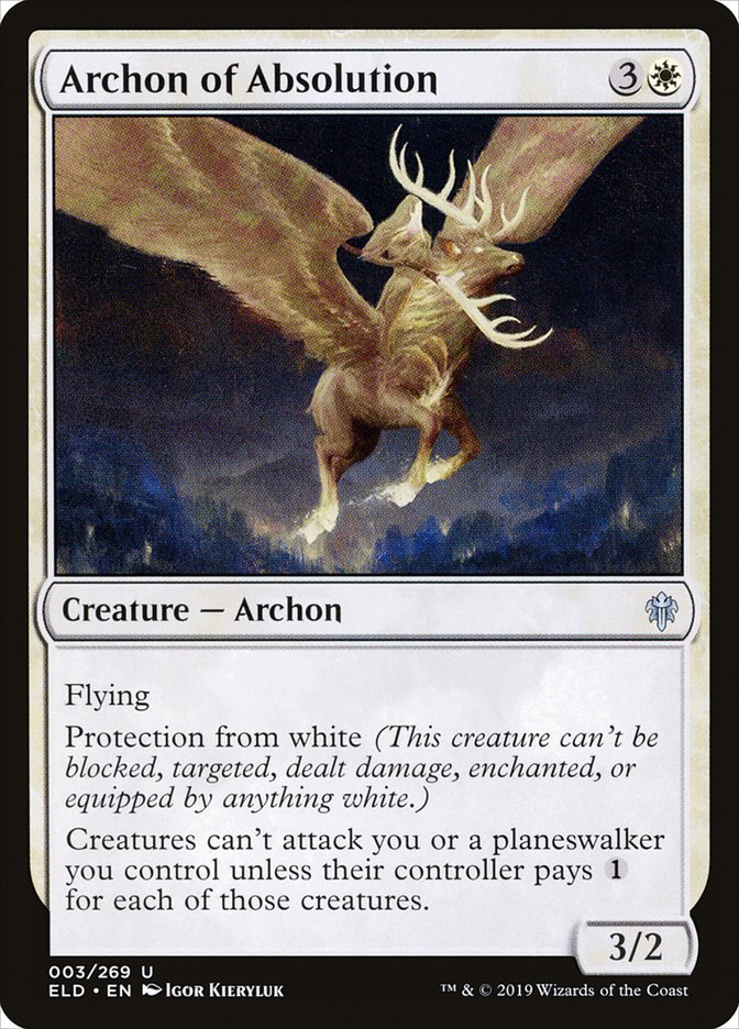 Archon of Absolution [Throne of Eldraine] | Pegasus Games WI
