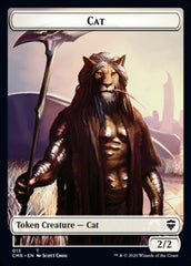 Cat // Soldier Double-Sided Token [Commander Legends Tokens] | Pegasus Games WI