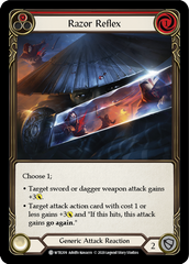 Razor Reflex (Red) [U-WTR209] (Welcome to Rathe Unlimited)  Unlimited Rainbow Foil | Pegasus Games WI