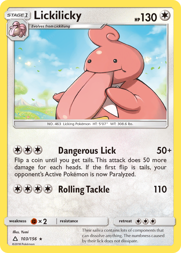 Lickilicky (103/156) [Sun & Moon: Ultra Prism] | Pegasus Games WI