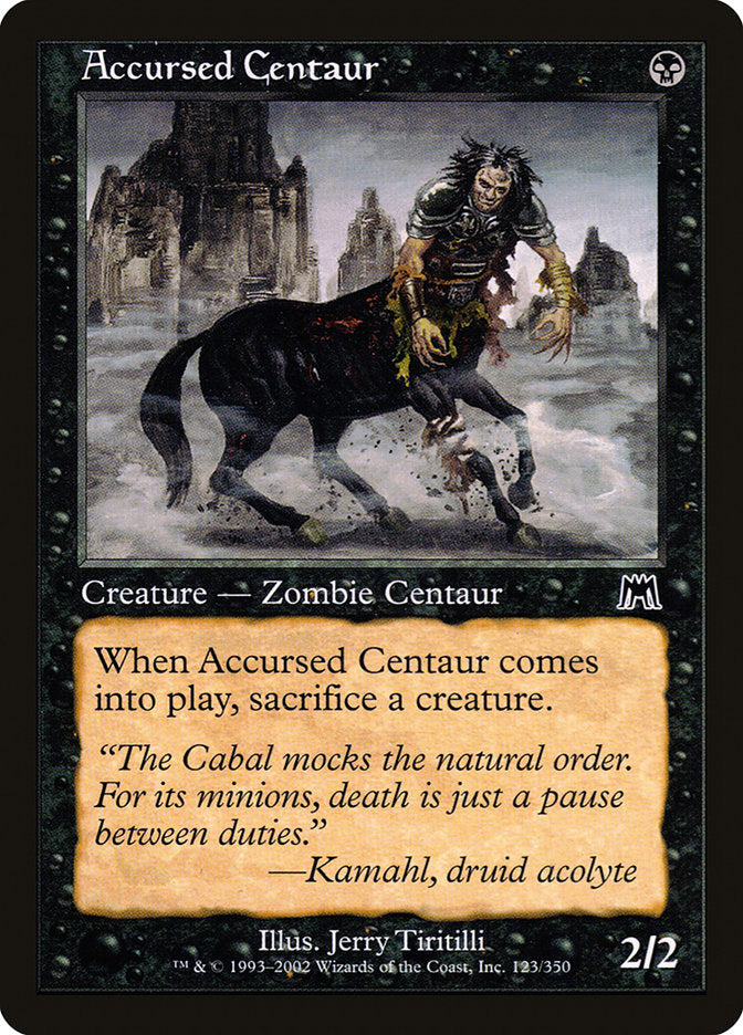 Accursed Centaur [Onslaught] | Pegasus Games WI