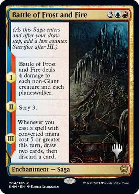 Battle of Frost and Fire (Promo Pack) [Kaldheim Promos] | Pegasus Games WI