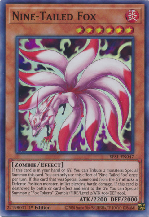 Nine-Tailed Fox [SESL-EN047] Super Rare | Pegasus Games WI