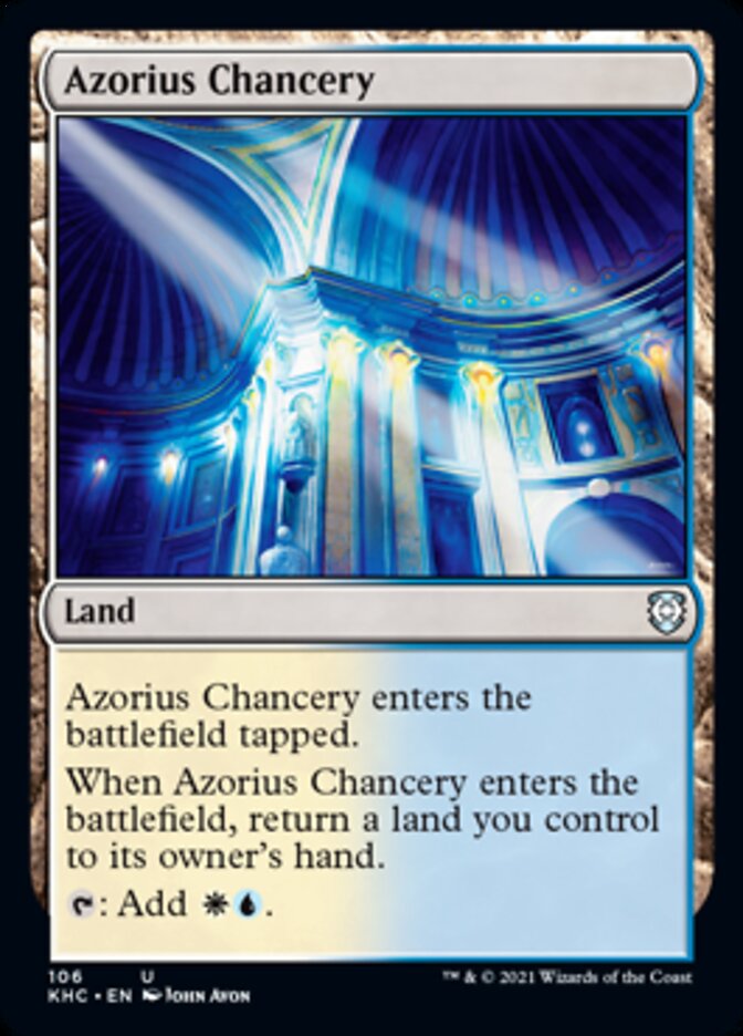 Azorius Chancery [Kaldheim Commander] | Pegasus Games WI