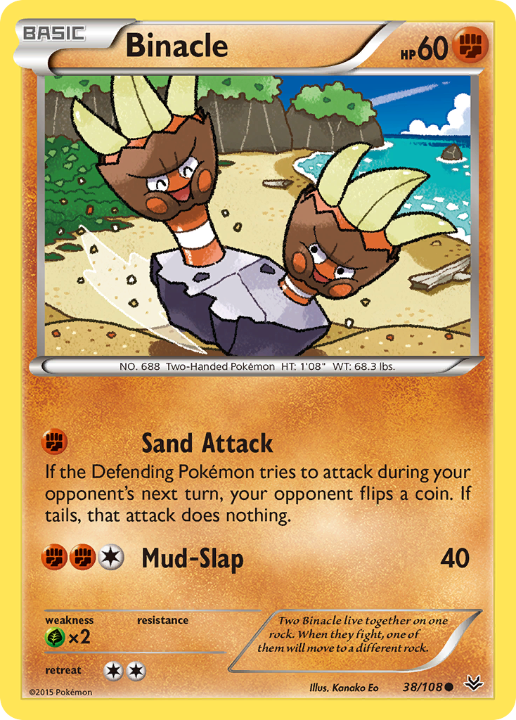 Binacle (38/108) [XY: Roaring Skies] | Pegasus Games WI