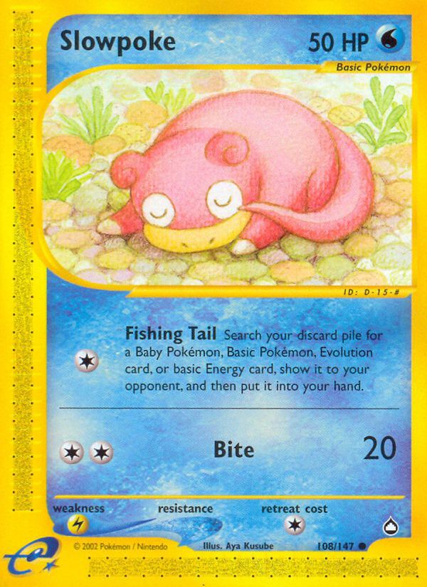 Slowpoke (108/147) [Aquapolis] | Pegasus Games WI