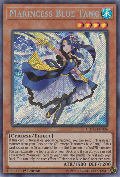 Marincess Blue Tang [CHIM-EN004] Secret Rare | Pegasus Games WI