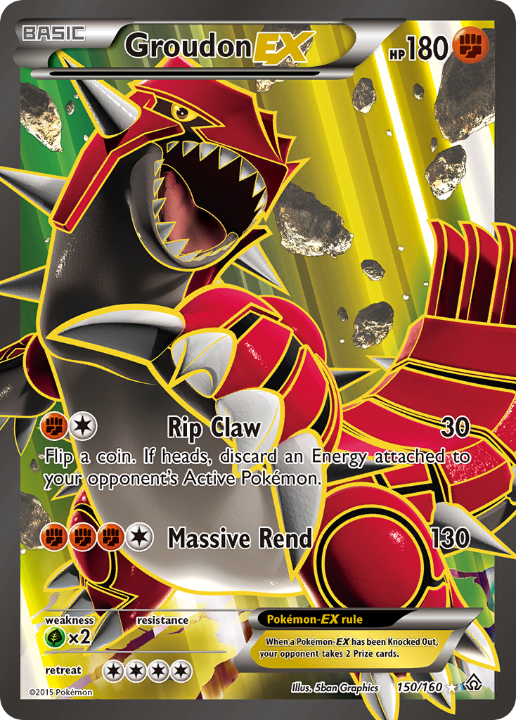 Groudon EX (150/160) [XY: Primal Clash] | Pegasus Games WI