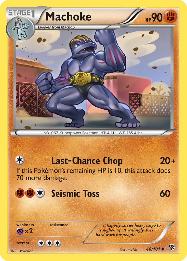 Machoke (48/101) [Black & White: Plasma Blast] | Pegasus Games WI