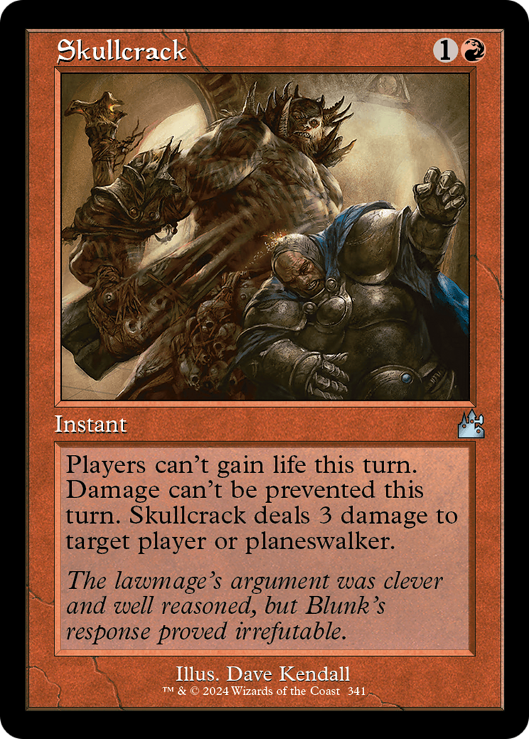 Skullcrack (Retro Frame) [Ravnica Remastered] | Pegasus Games WI