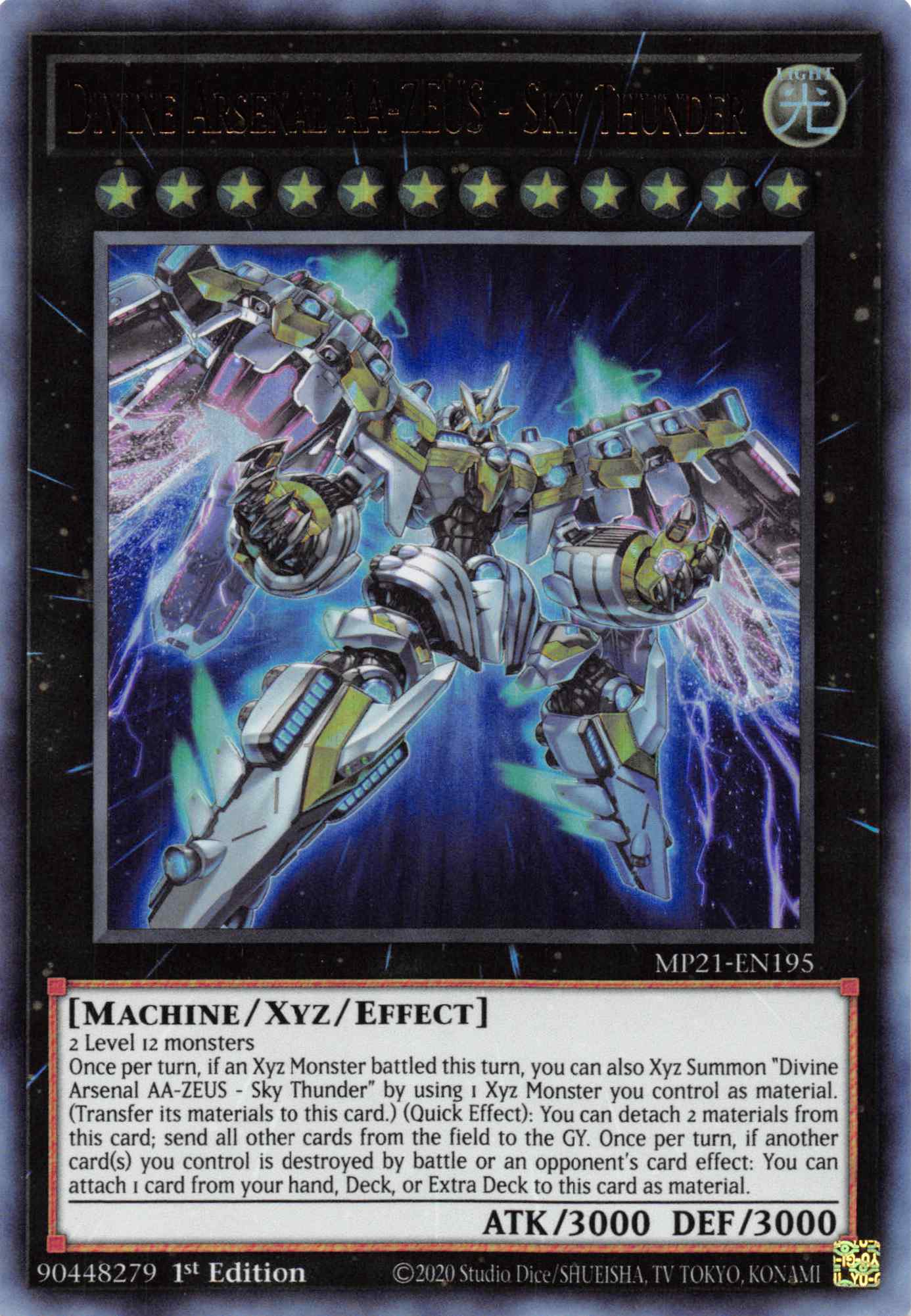 Divine Arsenal AA-ZEUS - Sky Thunder [MP21-EN195] Ultra Rare | Pegasus Games WI