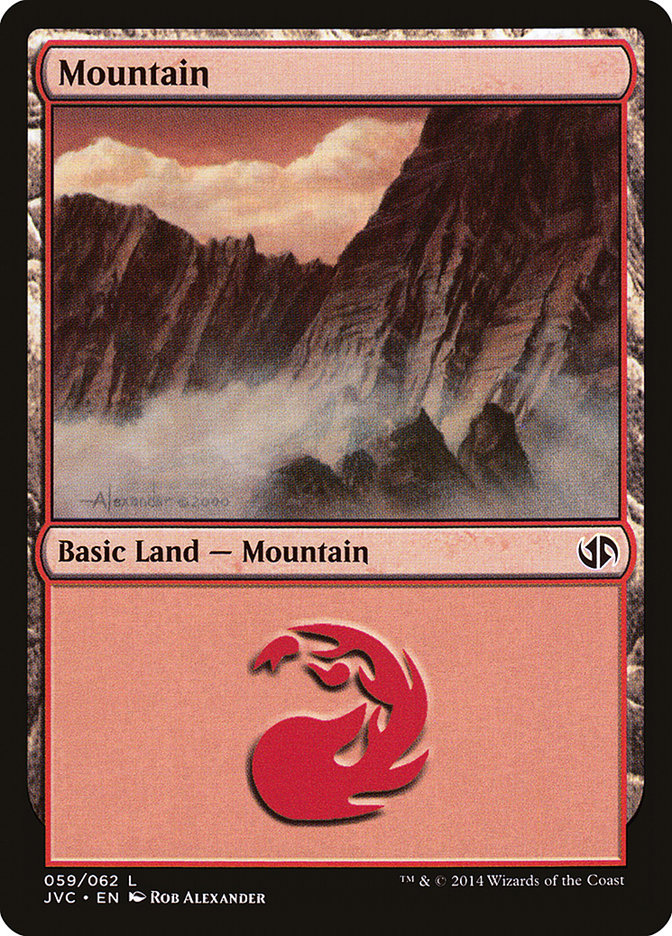 Mountain (61) [Duel Decks Anthology] | Pegasus Games WI