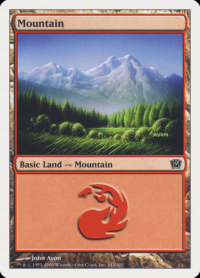 Mountain (343) [Ninth Edition] | Pegasus Games WI