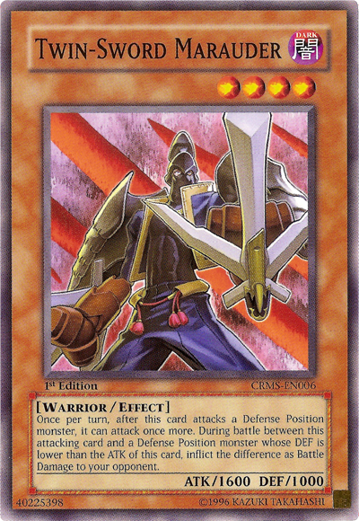 Twin-Sword Marauder [CRMS-EN006] Common | Pegasus Games WI