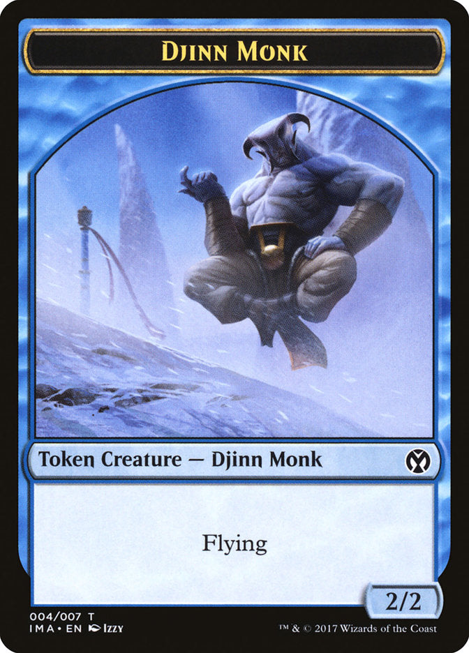 Djinn Monk Token [Iconic Masters Tokens] | Pegasus Games WI