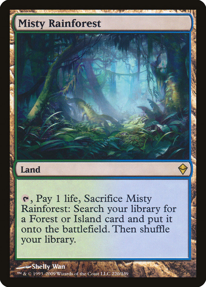 Misty Rainforest [Zendikar] | Pegasus Games WI