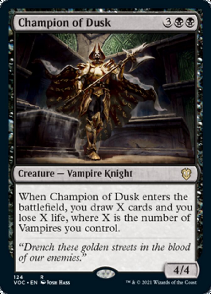 Champion of Dusk [Innistrad: Crimson Vow Commander] | Pegasus Games WI