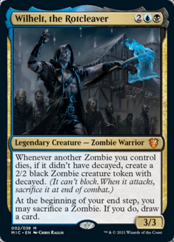 Wilhelt, the Rotcleaver (Display Commander) [Innistrad: Midnight Hunt Commander] | Pegasus Games WI