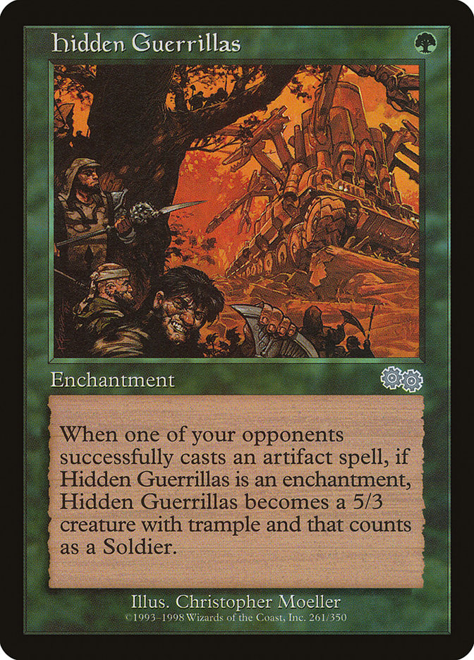 Hidden Guerrillas [Urza's Saga] | Pegasus Games WI