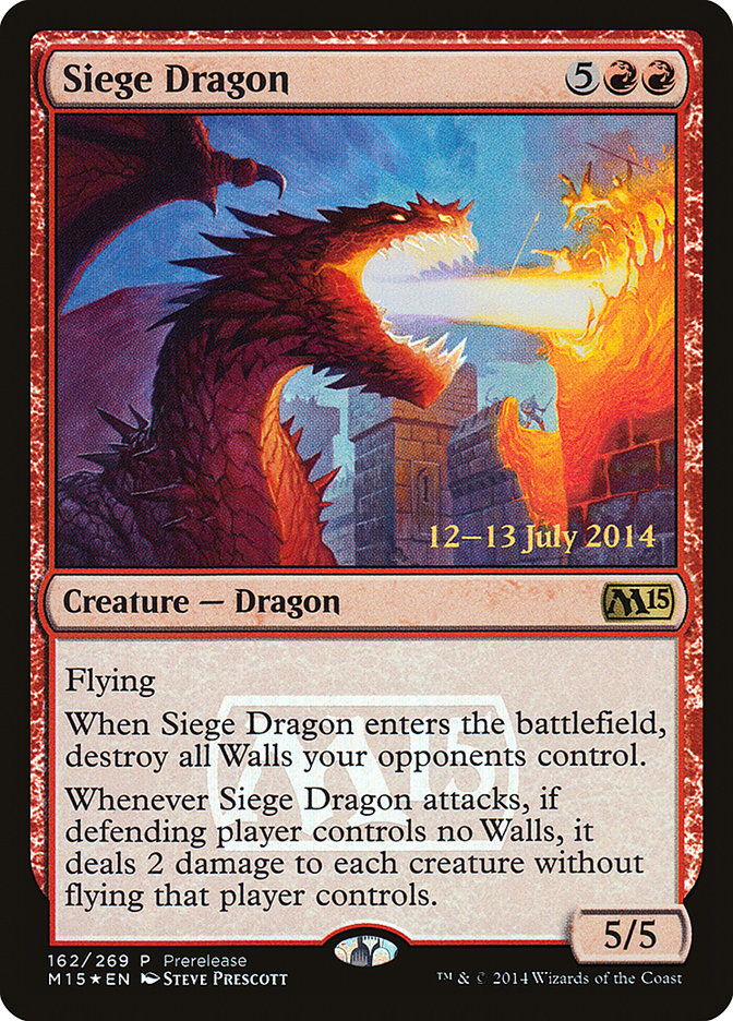 Siege Dragon [Magic 2015 Promos] | Pegasus Games WI