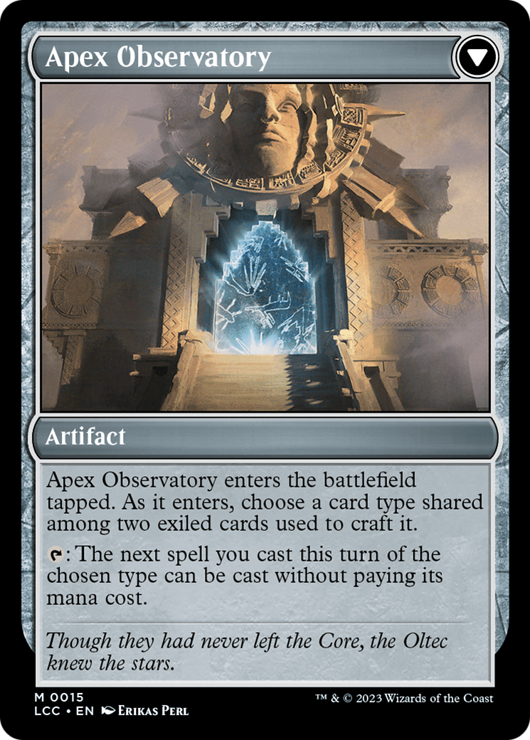 Eye of Ojer Taq // Apex Observatory [The Lost Caverns of Ixalan Commander] | Pegasus Games WI