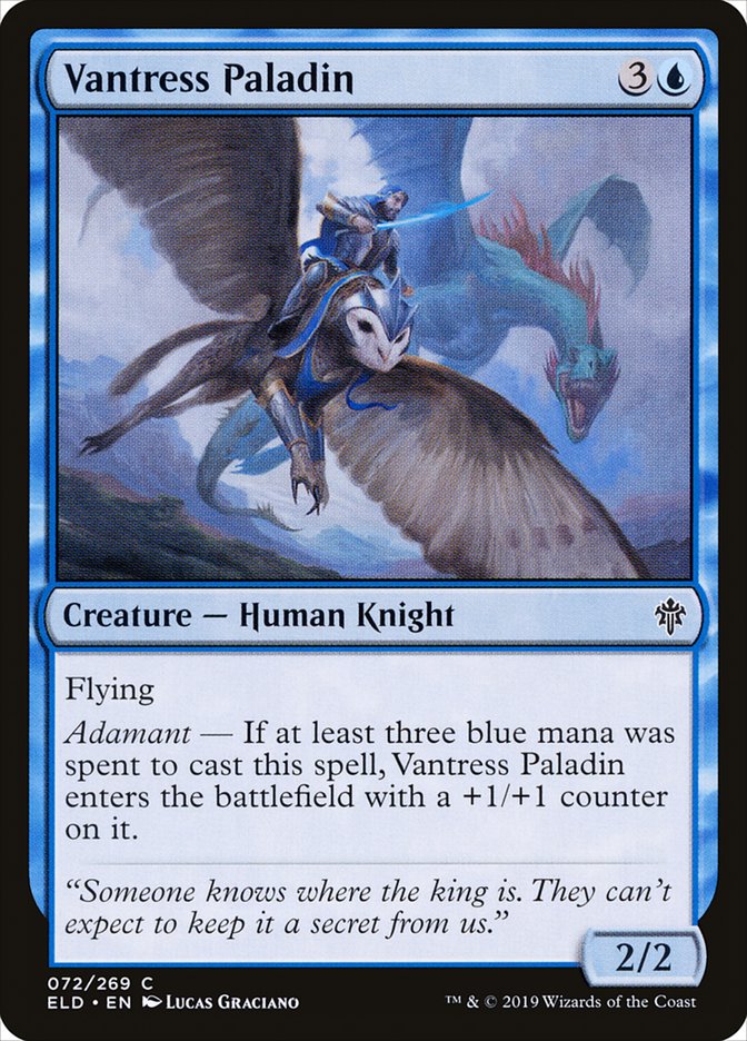 Vantress Paladin [Throne of Eldraine] | Pegasus Games WI