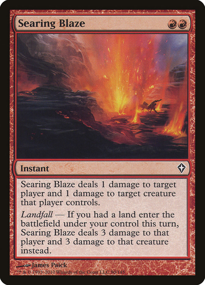 Searing Blaze [Worldwake] | Pegasus Games WI
