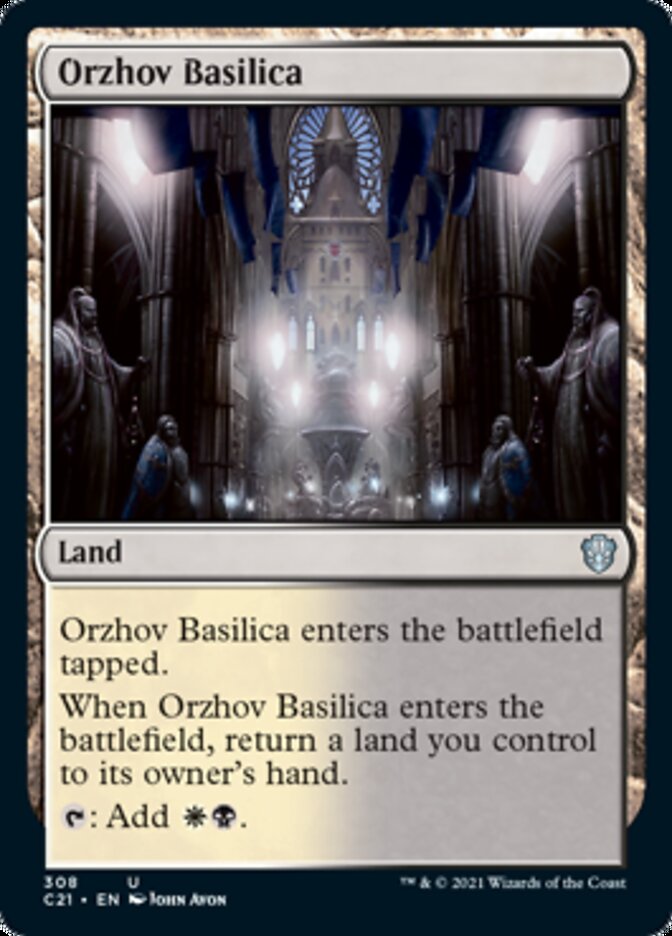 Orzhov Basilica [Commander 2021] | Pegasus Games WI