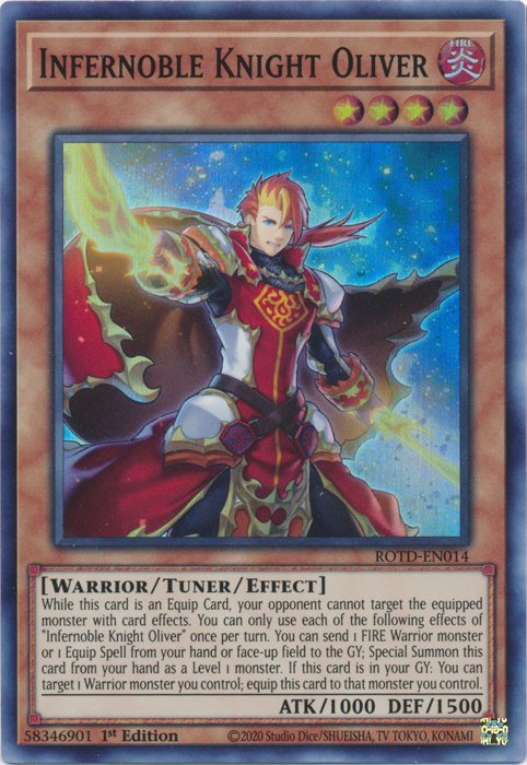 Infernoble Knight Oliver [ROTD-EN014] Super Rare | Pegasus Games WI