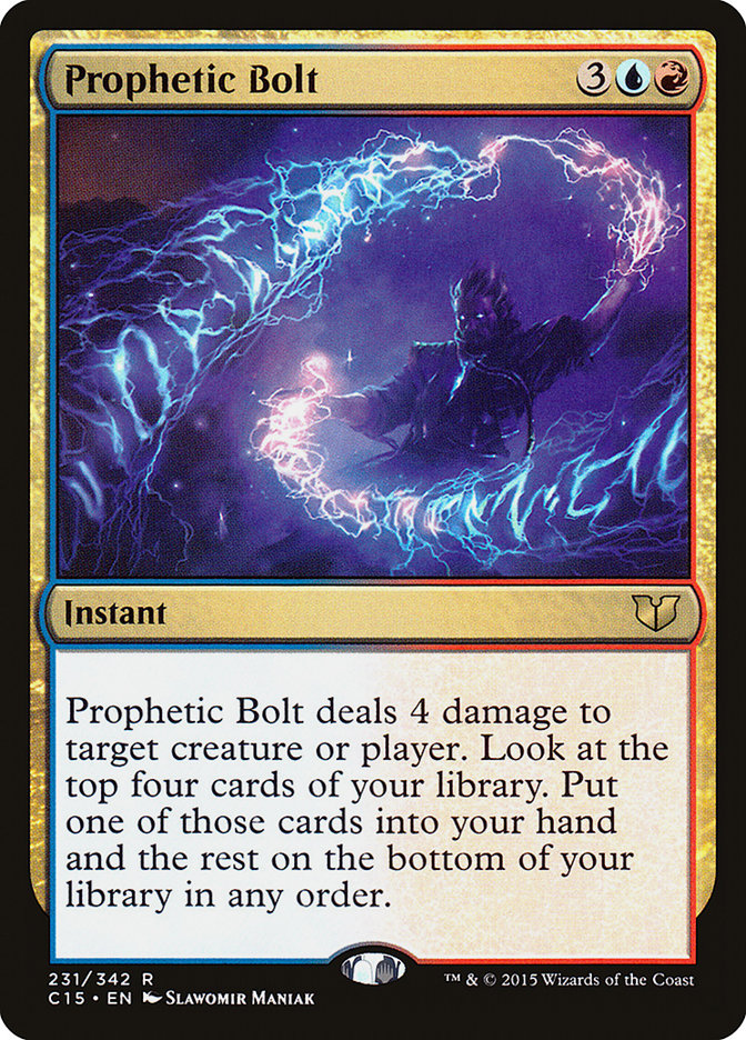 Prophetic Bolt [Commander 2015] | Pegasus Games WI