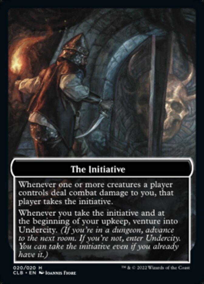 The Initiative // Undercity Double-Sided Token [Commander Legends: Battle for Baldur's Gate Tokens] | Pegasus Games WI