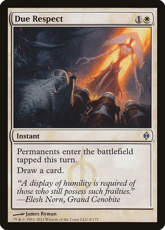 Due Respect [New Phyrexia] | Pegasus Games WI