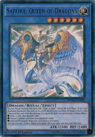 Saffira, Queen of Dragons [DUEA-EN050] Ultra Rare | Pegasus Games WI