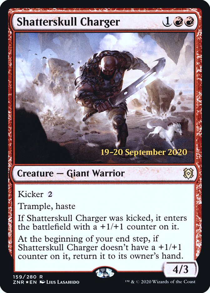 Shatterskull Charger [Zendikar Rising Prerelease Promos] | Pegasus Games WI