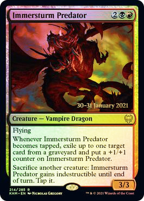 Immersturm Predator [Kaldheim Prerelease Promos] | Pegasus Games WI